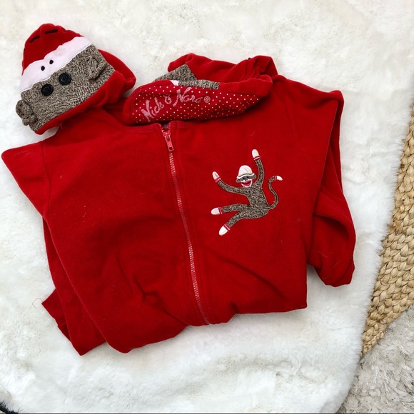 NICK & NORA | Sock Monkey Onesie - Picture 5 of 10